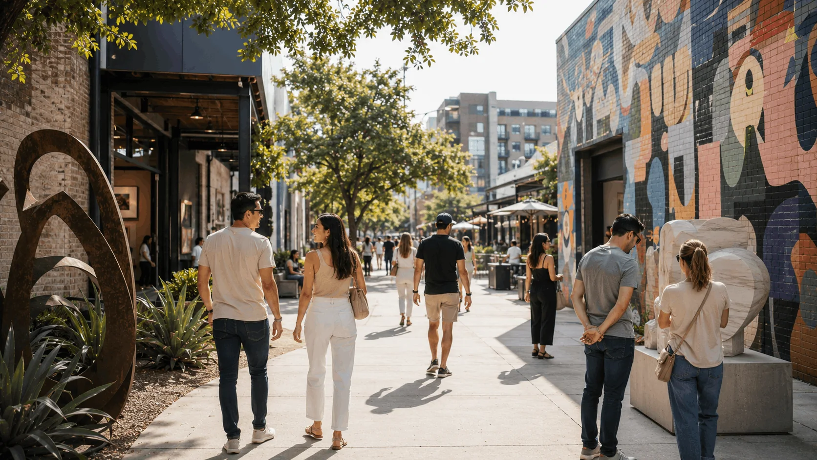 Southtown Arts District street scene