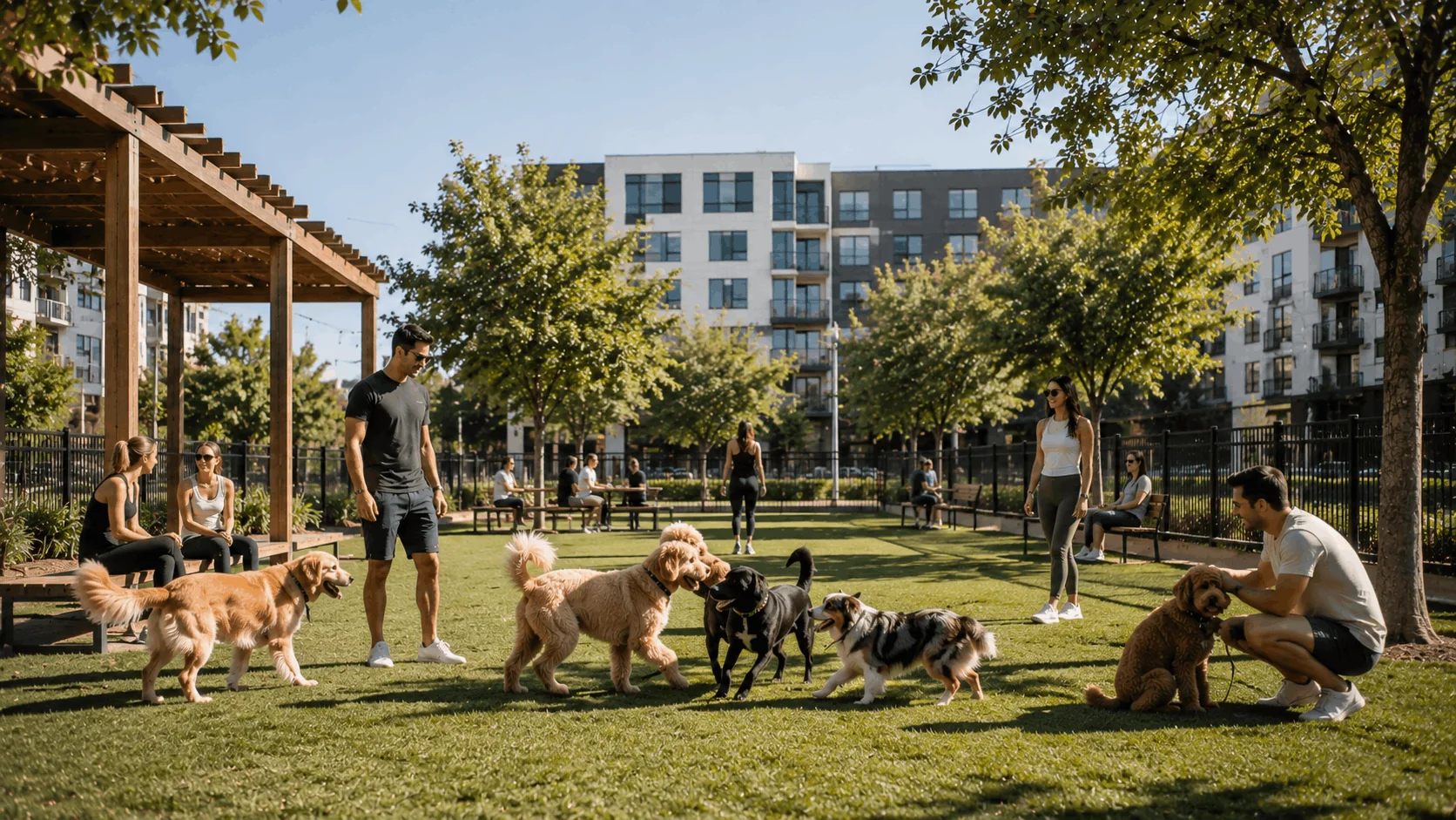 Dog park in Southtown San Antonio